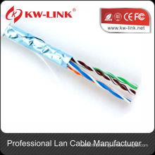 100% Cobre OFC Lan cabo 23awg / 24awg cat6 Rohs CE FCC certificado